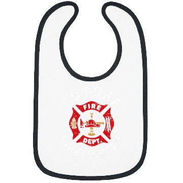 Discover Future Firefighter Fireman Student Dept Bibs