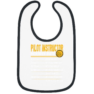 Discover Pilot Instructor Hourly Rate Airplane Aviation Instructor Bibs