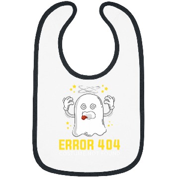 Discover Error 404 costume not found Coding Programmer Geek Halloween Bibs