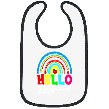 Discover Hello Daycare Provider Teacher Back To School Childcare Bibs