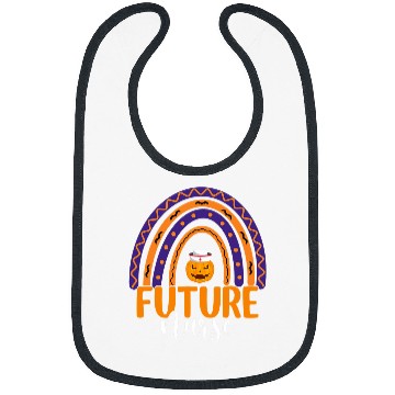 Discover Future nurses Halloween Pumpkin Rainbow Student Nursing Bibs
