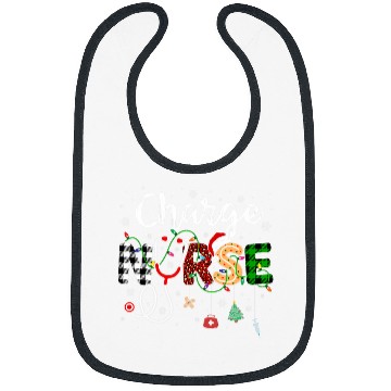 Discover Charge nurses xmass Santa Hat Nursing Christmas Pattern 1 Bibs