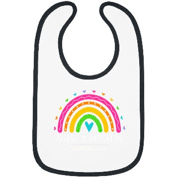 Discover Future nurses Nursing Student Cute Rainbow nurses In Progress Bibs