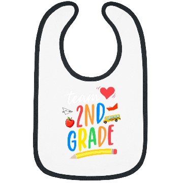 Discover Team 2nd Grade Teacher Student First Day Back to School Bibs