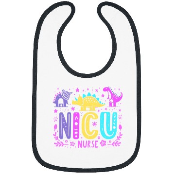 Discover Neonatal Intensive Care NICU nurses Dinosaur Neonatal Care Bibs