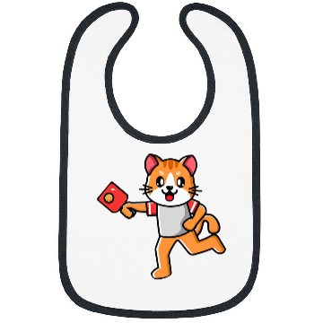 Discover Kawaii Cat Playing Pickleball Funny Pickleball Player Bibs
