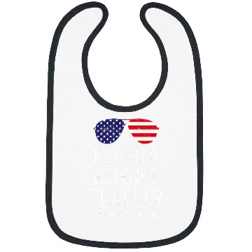 Discover Retired Science Teacher US Flags School Retirement Bibs