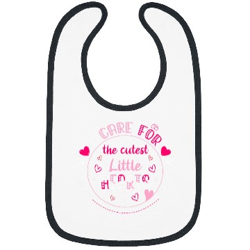 Discover I Care For Cutest Little Hearts nurses Valentines Day Nursing Bibs