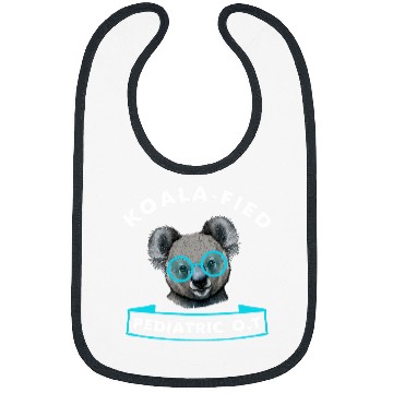 Discover Koala Custom Pediatric OT Animal Funny Qualified nurses Bibs