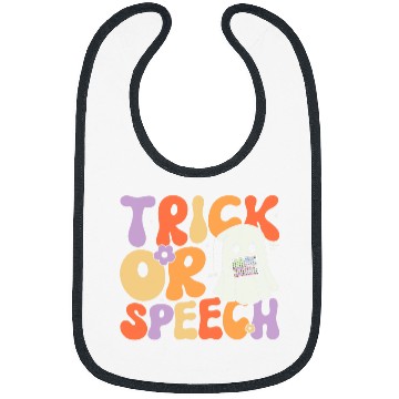 Discover Retro Trick or Speech Halloween Speech Therapy Slp Halloween 2 Bibs