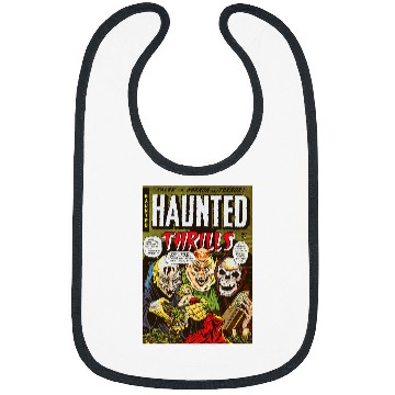 Discover Halloween Horror Devil Grim Reaper vintages Comic Book Retro Bibs