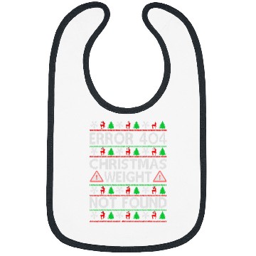 Discover Error 404 Christmas Weight Not Found Funny Programmer 3 Bibs