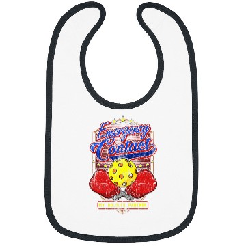 Discover Emergency Contact Doubles Partner Pickleball Player Funny Bibs