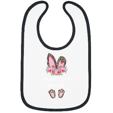 Discover Health Care Worker Easter Bunny social care setting Squad Bibs