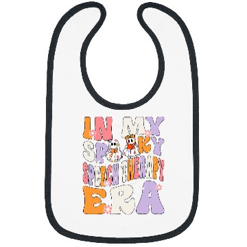 Discover In My Spooky Speech Therapy Era ghosts Groovy Halloween Bibs