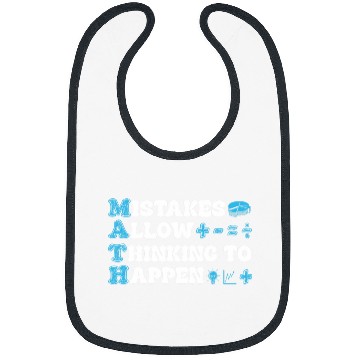 Discover Mistakes Allow Thinking To Happen Back To School Math Bibs