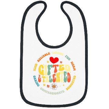 Discover Gifted Talented Teacher Appreciation Week Back to School Bibs