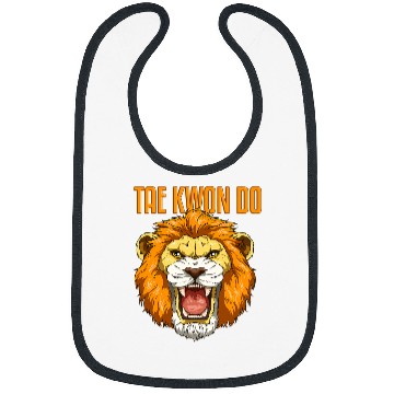 Discover Angry Taekwondo Lion Bibs