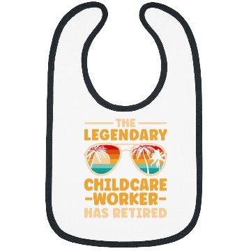 Discover Retired Childcare Worker Retirement Bibs