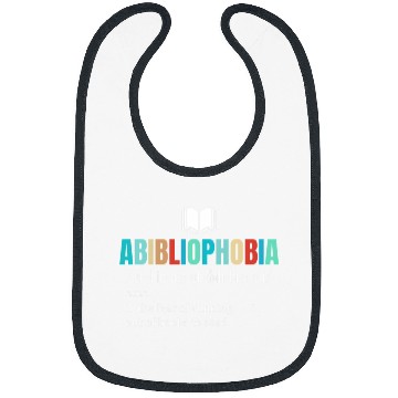 Discover Abibliophobia Definition Reading Bookworm Reader vintages Bibs