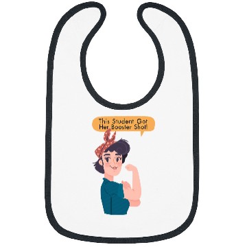 Discover Booster Shot Fully Vaccinated Rosie The Riveter Student Bibs