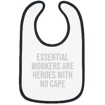 Discover Essential Workers are Heroes Frontliner medicals Staff Bibs