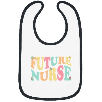 Discover Future nurses Retro Groovy Nursing Student Future nurses Bibs