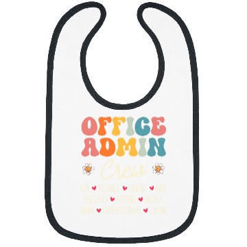 Discover Office Admin Crew Appreciation Week Back to School Bibs
