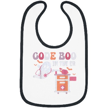 Discover ghosts Code Boo In The ER Respiratory Therapist Halloween Bibs