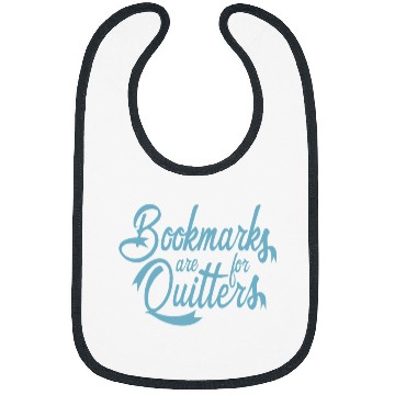 Discover Bookmarks Are For Quitters Reading Gifts Book Lovers Library Bibs