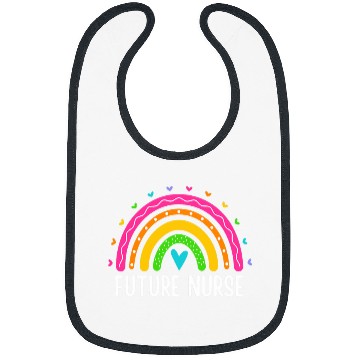 Discover Future nurses Nursing Student Rainbow Nursing School Women Bibs