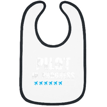 Discover Pilot In Progress Future Airplane Pilot Expert Aviation Bibs