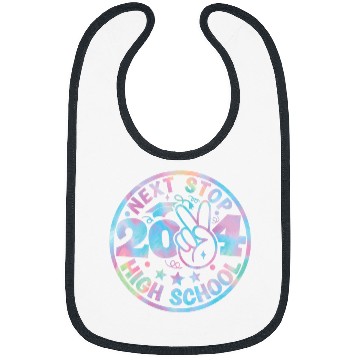 Discover Next Stop High School Middle School Graduation Senior 2024 3 Bibs