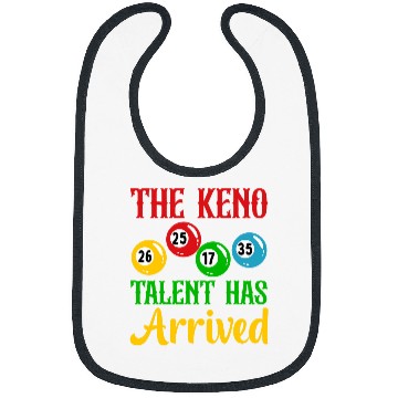 Discover Keno Casino Gamer Billiard Creative Keno Bibs