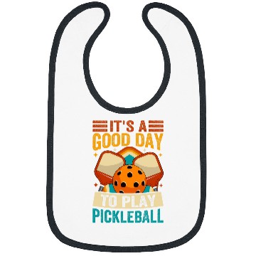 Discover Its A Good Day To Play Pickleball Retro Style Bibs