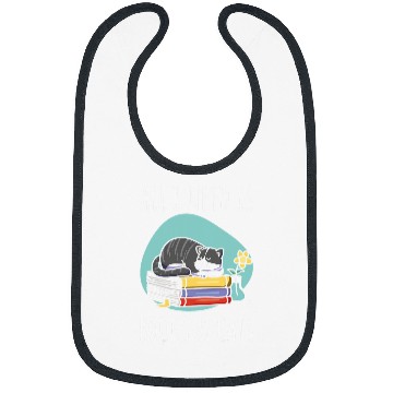 Discover Books And Cats Reading Lovers Book Lovers Cat Lovers Bibs