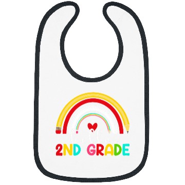 Discover Hello Second Grade Rainbow Team 2nd Grade Teacher Bibs