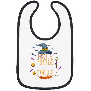 Discover Hocus Pocus Everybody Focus School Teacher Halloween Bibs