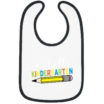 Discover Hello Kindergarten Teacher Student Back To School Bibs