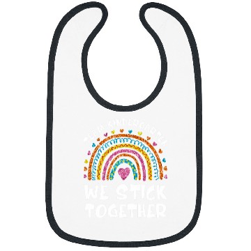 Discover TEAM KINDERGARTEN We Stick Together Rainbow Teacher Student Bibs