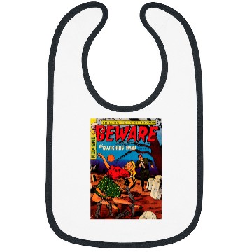 Discover Halloween Horror Zombie ghosts vintages Comic Book Retro Funny Bibs