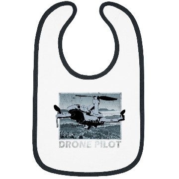 Discover Drone Pilot Over Mountains Mini Pro Vintage Bibs