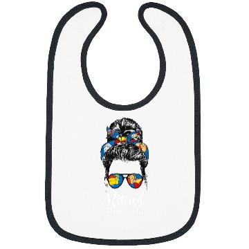 Discover Retired Mail Lady Retirement Retired Postal Worker Bibs