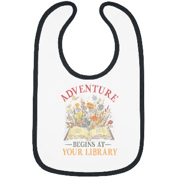 Discover Adventure Begins At Your Library Summer Reading 2024 Flowers 1 Bibs
