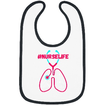 Discover Respiratory Therapist Stethoscope Lungs nurses Week Bibs