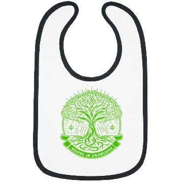 Discover Rooted in Knowledge Teacher Tree Bibs