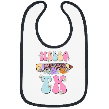 Discover Hello TK Transitional Kindergarten Back To School Teacher Bibs
