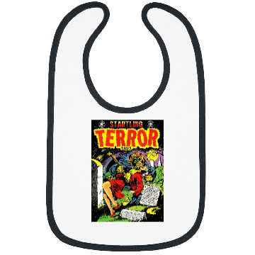 Discover Halloween Horror vintages Werewolfs Comic Book Retro Scary 1 Bibs