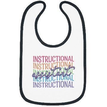 Discover Instructional Assistant School Teacher Assistant 7 Bibs