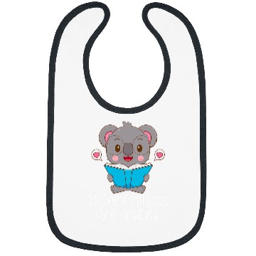Discover All the Cool Kids are Reading Tee Book Koala Lovers Bibs